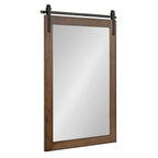 Kate and Laurel Cates Rustic Rectangular Wall Mirror
