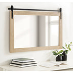 Kate and Laurel Cates Rustic Rectangular Wall Mirror