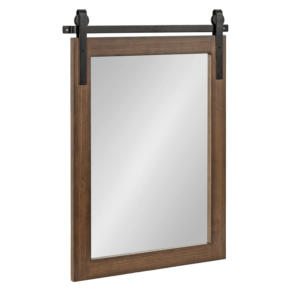 Kate and Laurel Cates Rustic Rectangular Wall Mirror