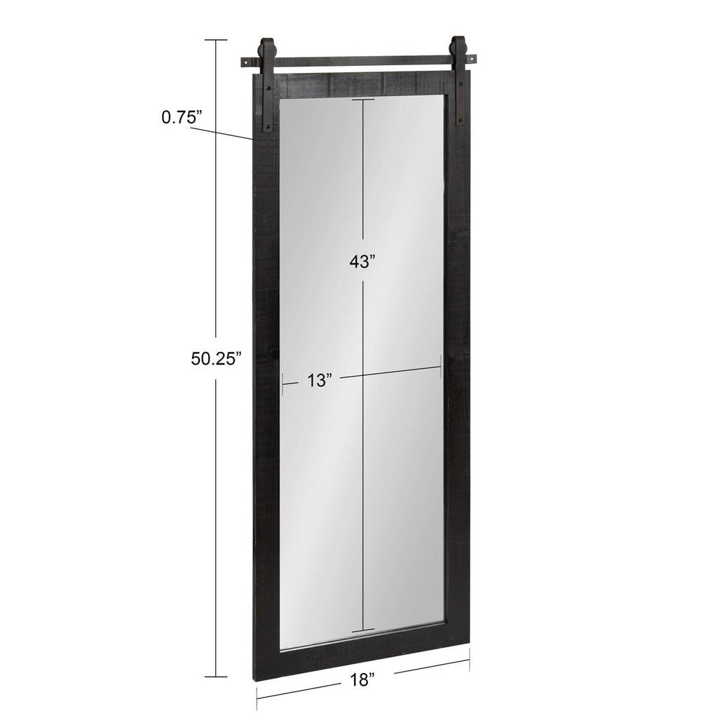 Kate and Laurel Cates Rustic Rectangular Wall Mirror