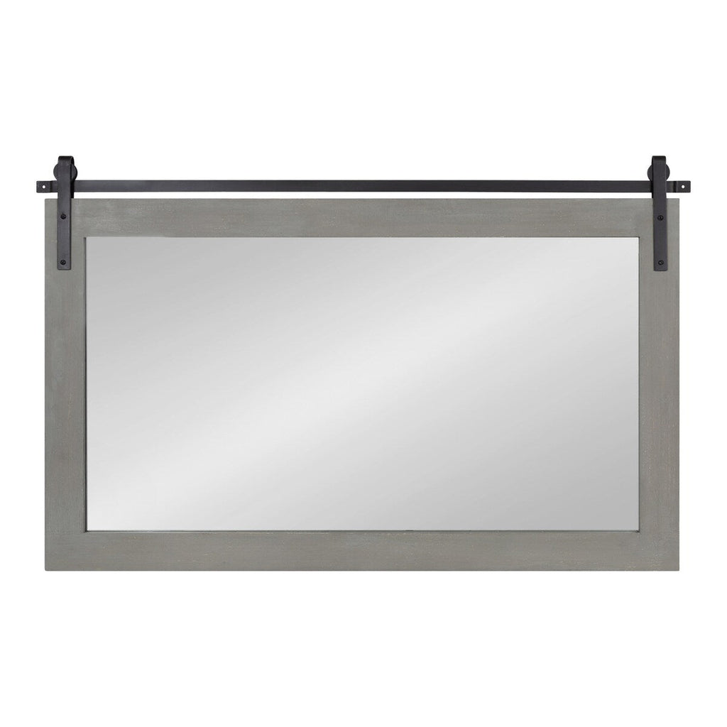 Kate and Laurel Cates Rustic Rectangular Wall Mirror