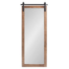 Kate and Laurel Cates Rustic Rectangular Wall Mirror
