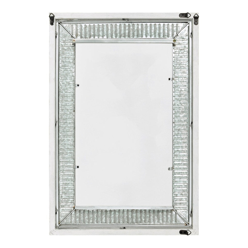 Kate and Laurel Deely Wood and Metal Wall Mirror