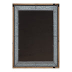 Kate and Laurel Deely Wood and Metal Wall Mirror