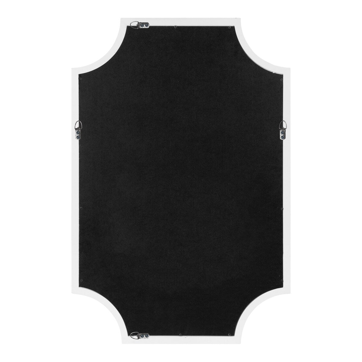 Kate and Laurel Hogan Scalloped Wood Framed Mirror