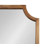 Kate and Laurel Hogan Scalloped Wood Framed Mirror