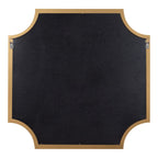 Kate and Laurel Hogan Scalloped Wood Framed Mirror