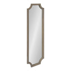 Kate and Laurel Hogan Scalloped Wood Framed Mirror
