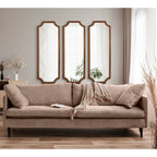 Kate and Laurel Hogan Scalloped Wood Framed Mirror