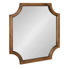 Kate and Laurel Hogan Scalloped Wood Framed Mirror