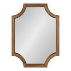 Kate and Laurel Hogan Scalloped Wood Framed Mirror