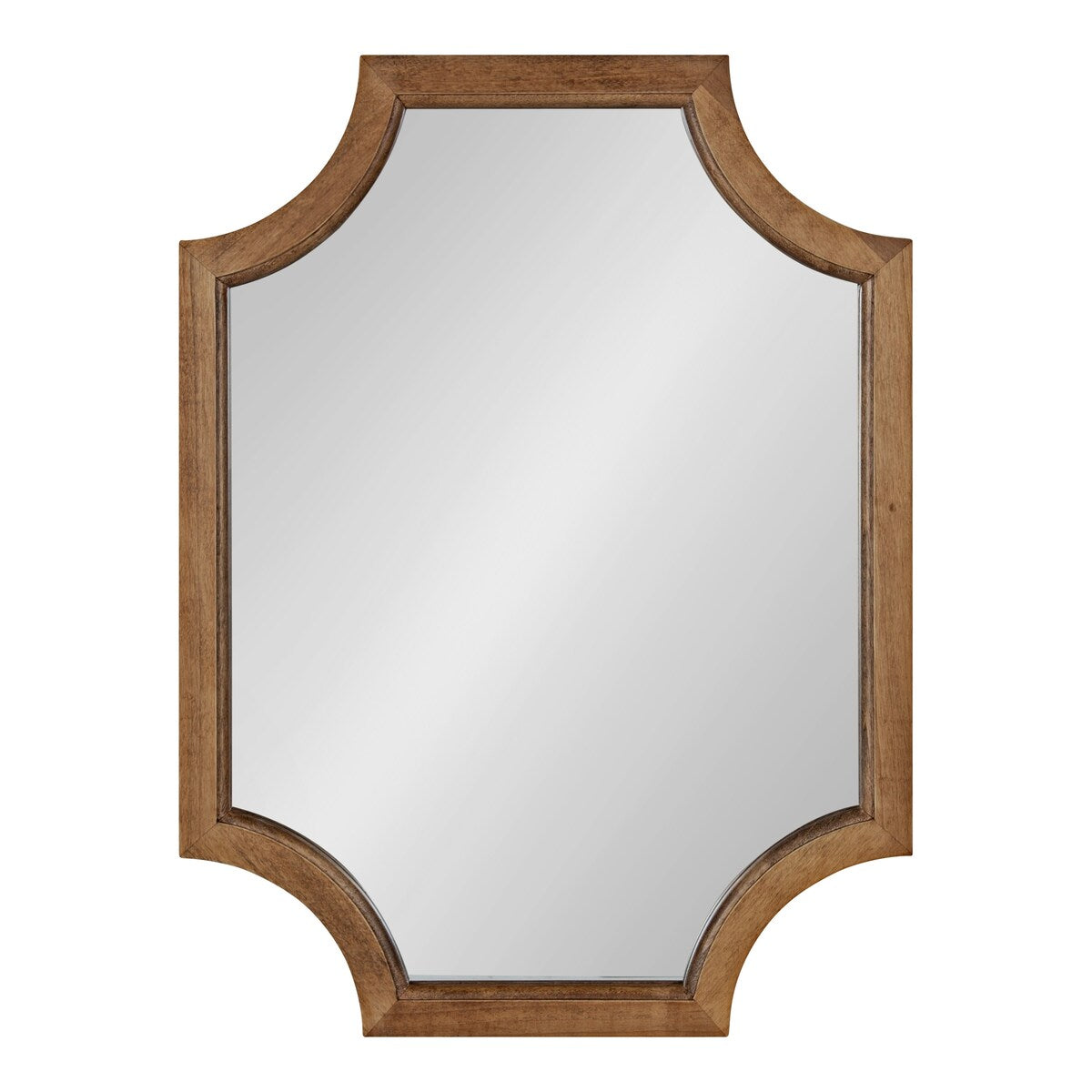 Kate and Laurel Hogan Scalloped Wood Framed Mirror