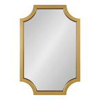 Kate and Laurel Hogan Scalloped Wood Framed Mirror
