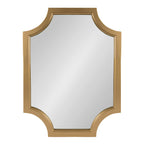 Kate and Laurel Hogan Scalloped Wood Framed Mirror