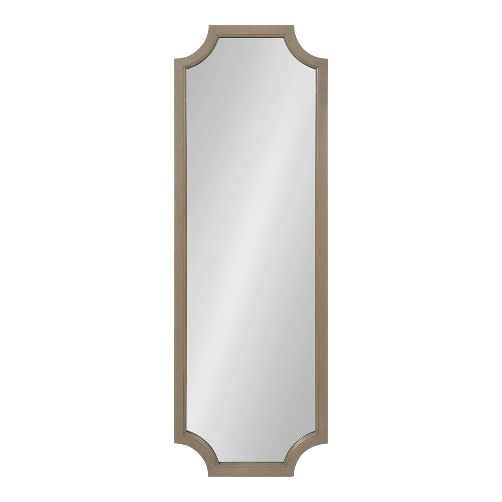 Kate and Laurel Hogan Scalloped Wood Framed Mirror