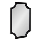 Kate and Laurel Hogan Scalloped Wood Framed Mirror