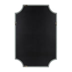 Kate and Laurel Hogan Scalloped Wood Framed Mirror