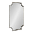 Kate and Laurel Hogan Scalloped Wood Framed Mirror