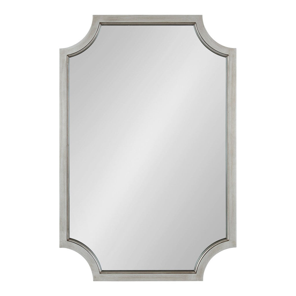 Kate and Laurel Hogan Scalloped Wood Framed Mirror