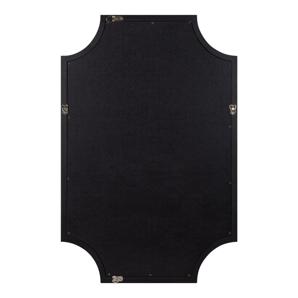 Kate and Laurel Hogan Scalloped Wood Framed Mirror