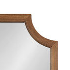 Kate and Laurel Hogan Scalloped Wood Framed Mirror