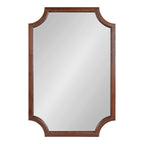 Kate and Laurel Hogan Scalloped Wood Framed Mirror