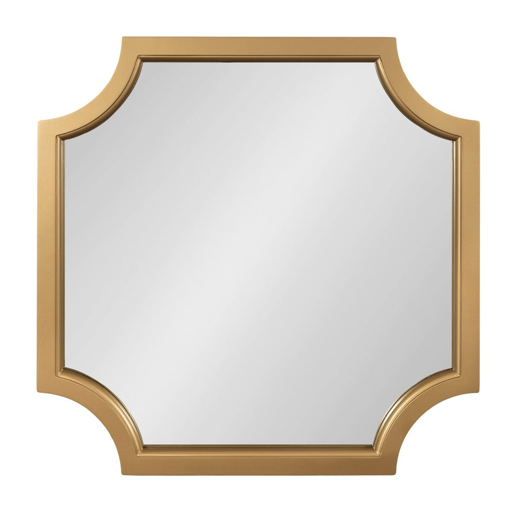 Kate and Laurel Hogan Scalloped Wood Framed Mirror