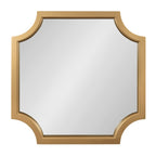 Kate and Laurel Hogan Scalloped Wood Framed Mirror