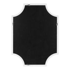 Kate and Laurel Hogan Scalloped Wood Framed Mirror