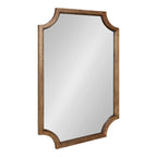 Kate and Laurel Hogan Scalloped Wood Framed Mirror