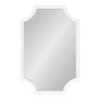 Kate and Laurel Hogan Scalloped Wood Framed Mirror