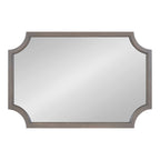 Kate and Laurel Hogan Scalloped Wood Framed Mirror