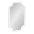Kate and Laurel Hogan Scalloped Wood Framed Mirror