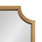Kate and Laurel Hogan Scalloped Wood Framed Mirror