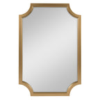 Kate and Laurel Hogan Scalloped Wood Framed Mirror