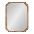 Kate and Laurel Marston Square Wood Wall Mirror