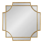 Kate and Laurel Minuette Traditional Decorative Framed Wall Mirror