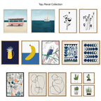 Kate and Laurel Sylvie Modern Circles Framed Canvas Set by Teju Reval