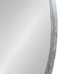 Kate and Laurel Travis Round Wood Accent Wall Mirror