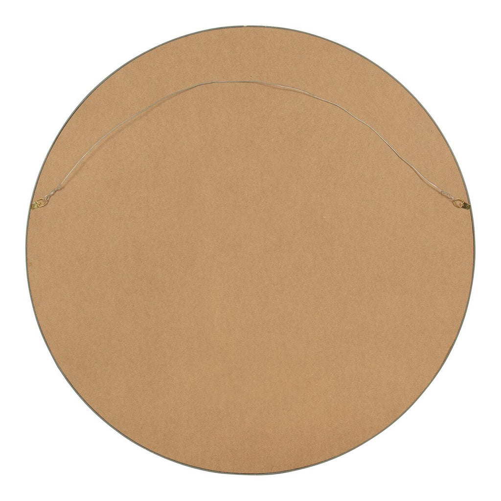 Kate and Laurel Travis Round Wood Accent Wall Mirror