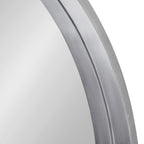 Kate and Laurel Travis Round Wood Accent Wall Mirror