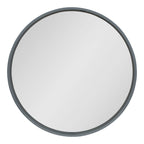 Kate and Laurel Travis Round Wood Accent Wall Mirror