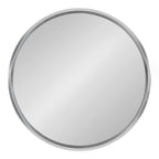Kate and Laurel Travis Round Wood Accent Wall Mirror
