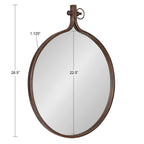 Kate and Laurel Yitro Round Wall Mirror