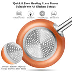 Kitchen Academy 12/30-piece Nonstick Induction Cookware Set