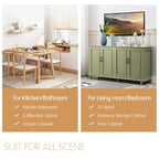 Kitchen Sideboard Coffee Bar Cabinet Accent Storage Cabinet