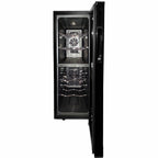 Koblenz 12-Bottle Wine Cooler Free Standing Dual Zone Wine Fridge and Chiller - Black