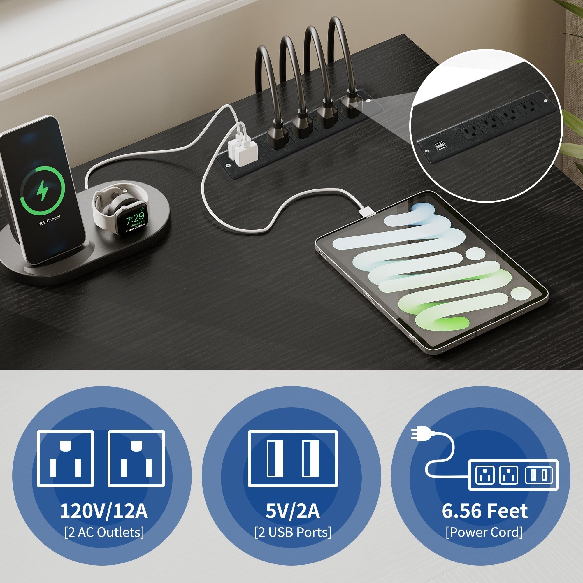 Moasis L Shaped Gaming Desk 59-Inch Computer Corner Desk with Monitor Stand