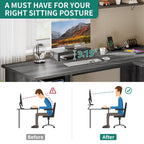 Moasis L Shaped Gaming Desk 59-Inch Computer Corner Desk with Monitor Stand