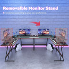 Homall L-Shaped Gaming Desk Computer Corner Desk Office Writing Desk